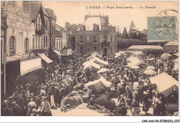 CAR-AAHP6-61-0512 - L'AIGLE - Place Bois-landry - Le Marché - L'Aigle