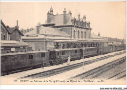 CAR-AAHP6-62-0528 - BERCK - Intérieur De La Gare Côté Ouest - Départ Du "tortillard" - Berck