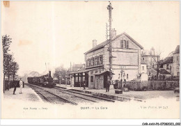 CAR-AAHP6-60-0477 - DUVY - La Gare - Train - Autres & Non Classés