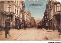 CAR-AAHP4-57-0356 - SARREBRUCK - Rue Du Chemin De Fer - Carte Vendue En L'etat - Sonstige & Ohne Zuordnung