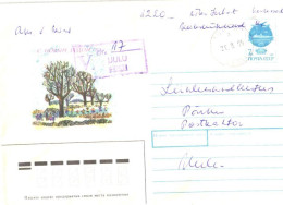 Estonia:Estonian Post Official Registered Letter From Uulu 1995 - Estonie