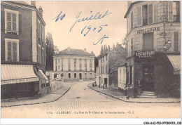 CAR-AAIP10-92-0932 - CLAMART - La Rue De St Cloud Et La Gendarmerie - Hotel De Paris  - Clamart