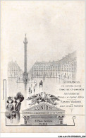 CAR-AAHP9-75-0818 - PARIS I - Place Vendôme - Publicite - District 01