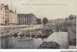 CAR-AAHP9-75-0808 - PARIS - Petit-bras De La Seine Vu Du Pont Neuf - Peniches - The River Seine And Its Banks
