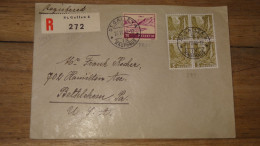 Enveloppe SUISSE, Recommandée, St Gallen - 1948, Bloc 4  ......... Boite1 ...... 240424-157 - Marcofilia
