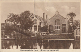 4933 63 Broek Op Langendijk, Doopsgezinde Kerk. 1932. (Vouw Zie Achterkant)  - Autres & Non Classés