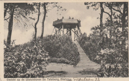 4933 66 Blaricum, Gezicht Op De Uitzichttoren De Tafelberg. 1936. (Minuscule Vouwen In De Hoeken)  - Laren (NH)