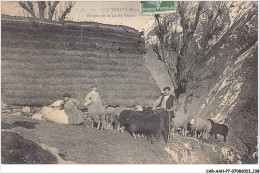 CAR-AAHP7-65-0639 - CAUTERETS - Bergers Et Le Pic De Viscos - Agriculture - Cauterets