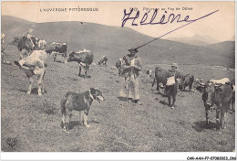 CAR-AAHP7-63-0603 - AUVERGNE - Pâturage Au Puy De Dôme - Agriculture - Auvergne Types D'Auvergne