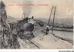 CAR-AAIP6-63-0511 - AUVERGNE - Le Tramway Du Puy-de-Dome - Le Grand Tournant - Train - Auvergne Types D'Auvergne