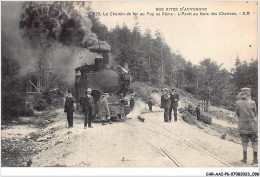 CAR-AAIP6-63-0516 - AUVERGNE - Le Chemin De Fer Du Puy-de-Dome - L'Arret Des Charmes - Train - Auvergne Types D'Auvergne