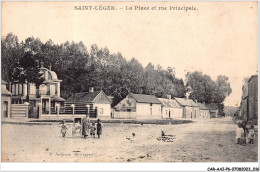 CAR-AAIP6-62-0476 - SAINT LEGER - La Place Et Rue Principale  - Autres & Non Classés