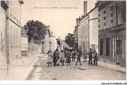 CAR-AAIP4-58-0337 - POUILLY SUR LOIRE - La Grande Rue  - Pouilly Sur Loire