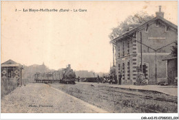 CAR-AAIP2-27-0110 - LA HAYE MALHERBE - La Gare - Train - Other & Unclassified