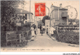 CAR-AAIP11-94-1088 - SAINT MAUR - Le Petit Pont Et L'avenue Jules Joffrin  - Saint Maur Des Fosses