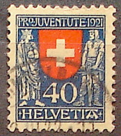 Schweiz Suisse 1921: Kaiser & Tell Zu WI 20 Mi 174 Yv 187 Mit Voll-Stempel Vom 2.III.22 (Zu CHF 90.00) - Used Stamps