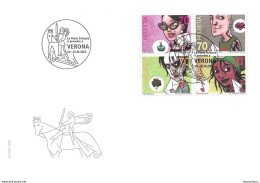 124 - 35 - Enveloppe  Avec Oblit Spéciale Verona  Postes Suisses 2003 - Postmark Collection