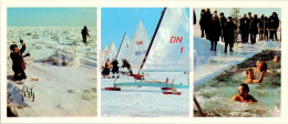 Vladivostok - Winter Holidays - Winter Bath - Iceboat - 1981 - Russia USSR - Unused - Russland