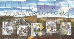 Netherlands Pays-Bas Niederlande 2011 Beautiful Dutch Cities Set Of 5 Stamps In Block MNH - Blokken