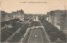 MO 4-(92) CLICHY - PANORAMA DE LA PLACE DES FETES  - 2 SCANS - Clichy