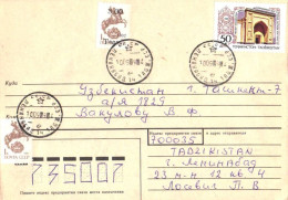 Tajikistan:Cover From Leninabad With Overprinted Stamp, 1994 - Tadjikistan