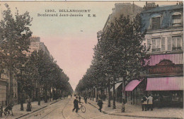 MO 4-(92) BILLANCOURT - BOULEVARD JEAN JAURES - ANIMATION - CARTE COLORISEE  - 2 SCANS  - Boulogne Billancourt