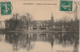 MO 5-(93) LE RAINCY - L' EGLISE ET LA PIECE D' EAU  - 2 SCANS - Le Raincy