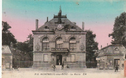 MO 5-(93) MONTREUIL SOUS BOIS - LA MAIRIE - CARTE COLORISEE  - 2 SCANS - Montreuil