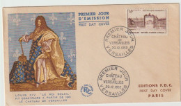 1952 N°939 Versaille Oblitéré Premier Jour Sur Enveloppe (lot 23a) - Usati