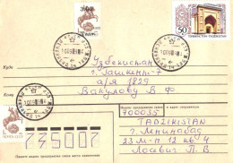 Tajikistan:Cover From Leninabad With Overprinted Stamp, 1994 - Tajikistan