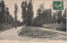 MO 7- (93) MONTFERMEIL - AVENUE DES MESANGES - CYCLISTES - 2 SCANS - Montfermeil