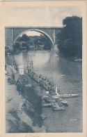 MO 8-(94) NOGENT LE PERREUX -  VIADUC ET  BAINS DE L' UNION DES SAUVETEURS DE LA MARNE - DEPART DES NAGEURS - 2 SCANS - Le Perreux Sur Marne