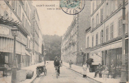 MO 8-(94) SAINT MANDE - ( RUE DU LAC ) - VERS LE BOIS - CAFE - CYCLISTE - ANIMATION - 2 SCANS - Saint Mande