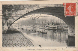 MO 8-(94) CHARENTON - PONTON DES BATEAUX PARISIENS  - 2 SCANS - Charenton Le Pont