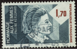 FRANCE - Femmes En Fête : Pauline Kergomard - Used Stamps