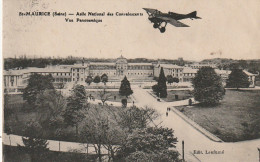 MO 9-(94) SAINT MAURICE - ASILE NATIONAL DES CONVALESCENTS - VUE PANORAMIQUE - AEROPLANE - 2 SCANS - Saint Maurice