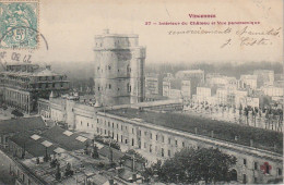 MO 9-(94) VINCENNES - INTERIEUR DU CHATEAU ET VUE PANORAMIQUE  - 2 SCANS - Vincennes