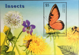 Antigua 2005 Insects Butterflies Minisheet MNH - Vlinders