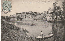 MO 11-(95) PANORAMA DE PONTOISE - VUE PRISE DE SAINT OUEN L' AUMONE - CANOTEUR - 2 SCANS - Pontoise