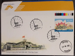 FDC Vietnam Viet Nam With Perf Stamp 2022 : 50th Anniversary Of Defending Quang Tri Ancient Citadel (Ms1157) - Vietnam