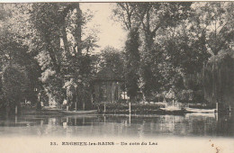 MO 13-(95) ENGHIEN LES BAINS - UN COIN DU LAC  - 2 SCANS - Enghien Les Bains