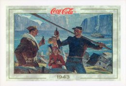 [DC1385] CARTOLINEA - COCA COLA - 1943 - ICELAND (33) - CARTOLINEA 1385 - PERFETTA - Non Viaggiata - Publicidad