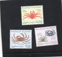 1992 Groenlandia - Fauna Marina - Crostacei - Ungebraucht