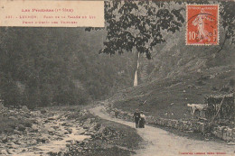 MO 18-(31) LUCHON - FOND DE LA VALLEE DU LYS - POINT D' ARRET DES VOITURES  - 2 SCANS - Luchon