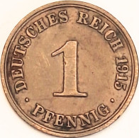 Germany Empire - Pfennig 1915 A, KM# 10 (#4420) - Autres – Europe