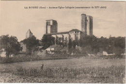 MO 23 -(32) LA ROMIEU - ANCIENNE EGLISE COLLEGIALE  - 2 SCANS - Autres & Non Classés