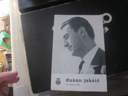 Dusan Jaksic Singer Autographs Signatures - Chanteurs & Musiciens
