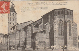 MO 23 -(32) FLEURANCE - BELLE EGLISE GOTHIQUE - ANIMATION - 2 SCANS - Fleurance