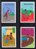 Netherlands Antilles 1978 Serie 4v Youth Welfare Kite Bicycle MNH - West Indies