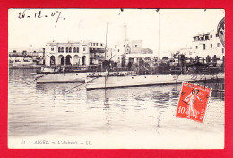 E-Algerie-195P84  ALGER, L'amirauté, Gros Bâteaux, Cpa BE - Algiers